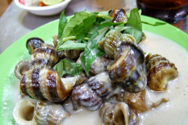 Các loại ốc ngon ở Nha Trang