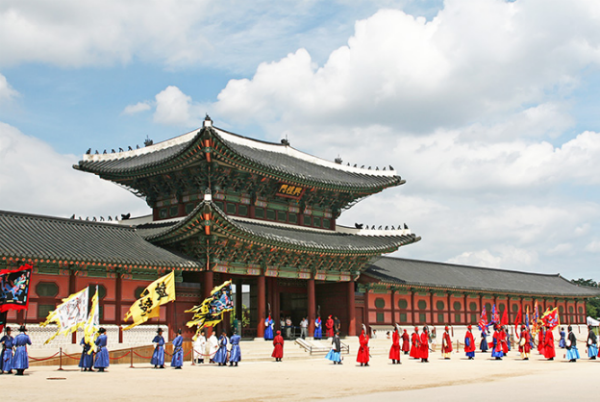 cung điện cổ ở Hàn Quốc
