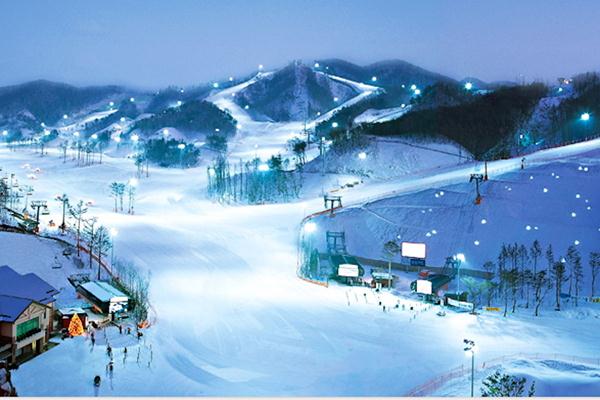 trượt tuyết mùa đông ở Hàn Quốc