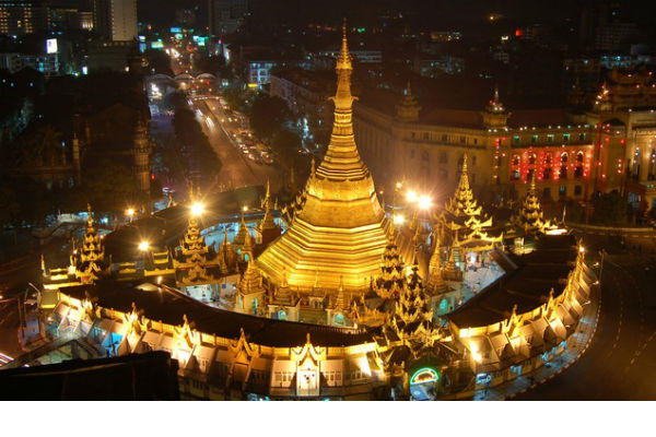 Yangon về đêm
