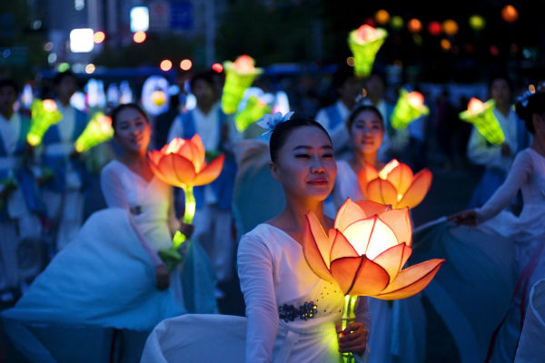 Lễ hội lồng đèn hoa sen Hàn Quốc