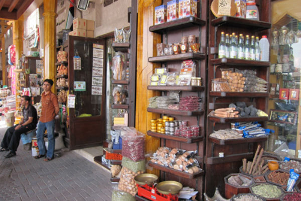 chợ cổ Ba Tư ở Dubai