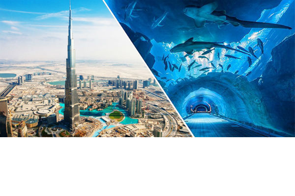 thủy cung nhân tạo lớn nhất thế giới tại Dubai